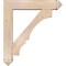 Ekena Millwork Balboa Arts and Crafts Smooth Bracket w/ Offset Brace, Douglas Fir, 7 1/2"W x 36"D x 40"H BKT0806X36X40BOA03SDF - alternate 3